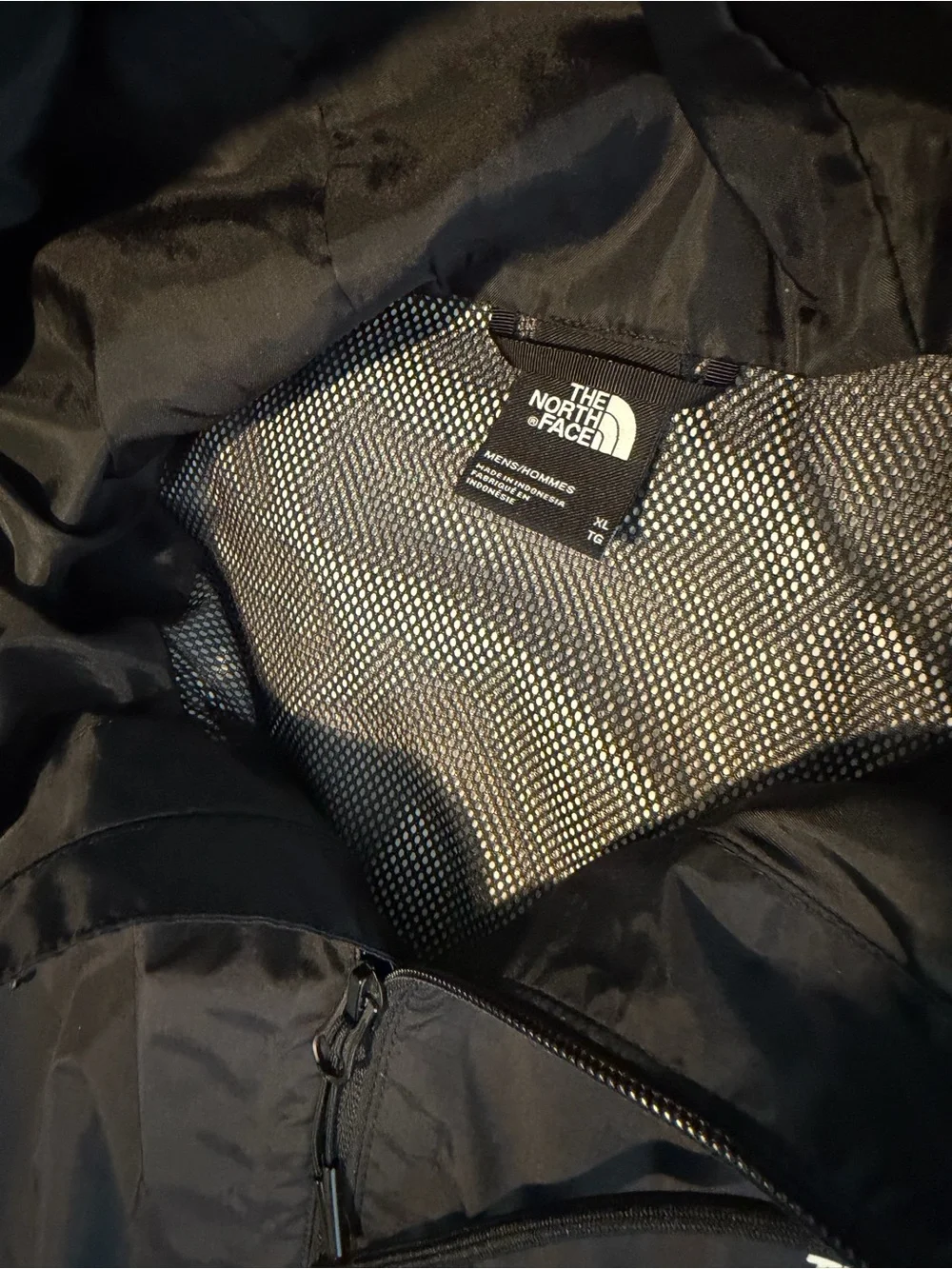 The North Face Black Hooded Windbreaker Jacket